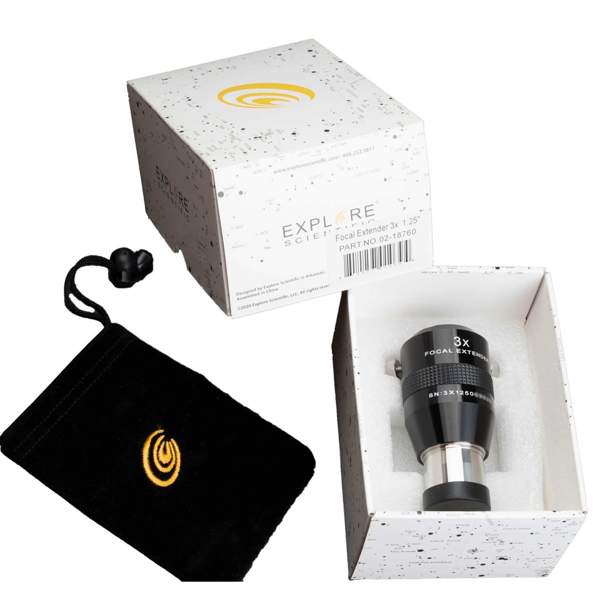 Amazon | Explore Scientific 3X バローレンズ フォーカル